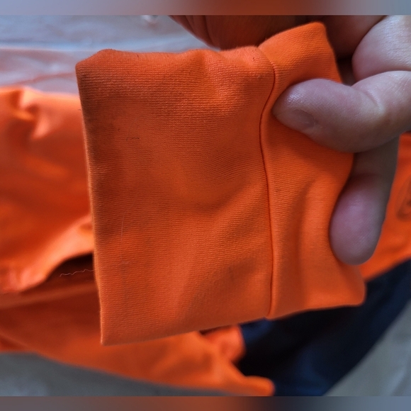 Under Armour Kids Orange and Black Jacket, Size 24 Month - Picture 6 of 6